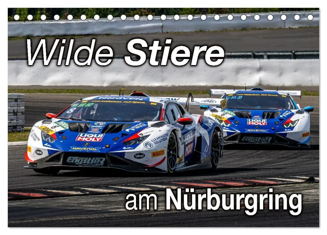 Cover: 9783516686845 | Wilde Stiere am Nürburgring (Tischkalender 2026 DIN A5 quer),...