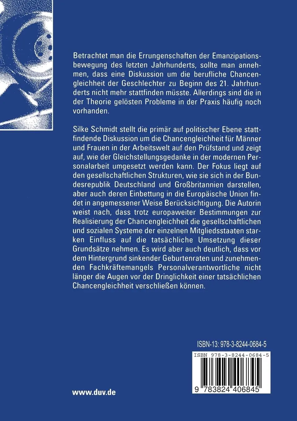 Rückseite: 9783824406845 | Gender Mainstreaming als Herausforderung für eine...