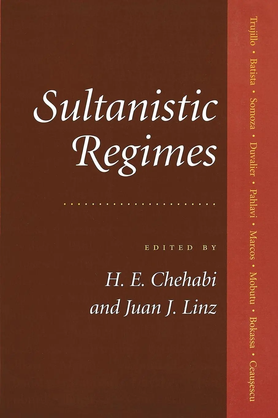Cover: 9780801856945 | Sultanistic Regimes | Houchang E Chehabi (u. a.) | Taschenbuch | 1998