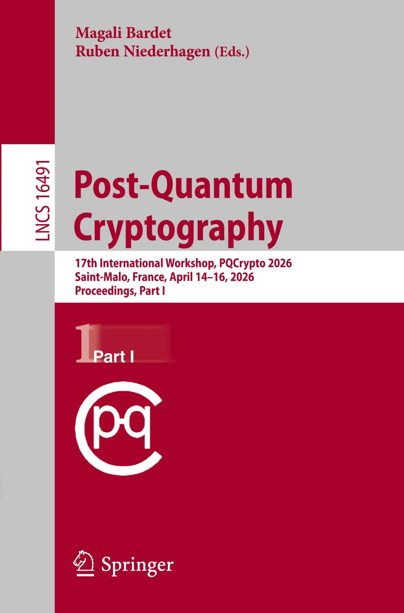 Cover: 9783032226945 | Post-Quantum Cryptography | Magali Bardet (u. a.) | Taschenbuch | xii