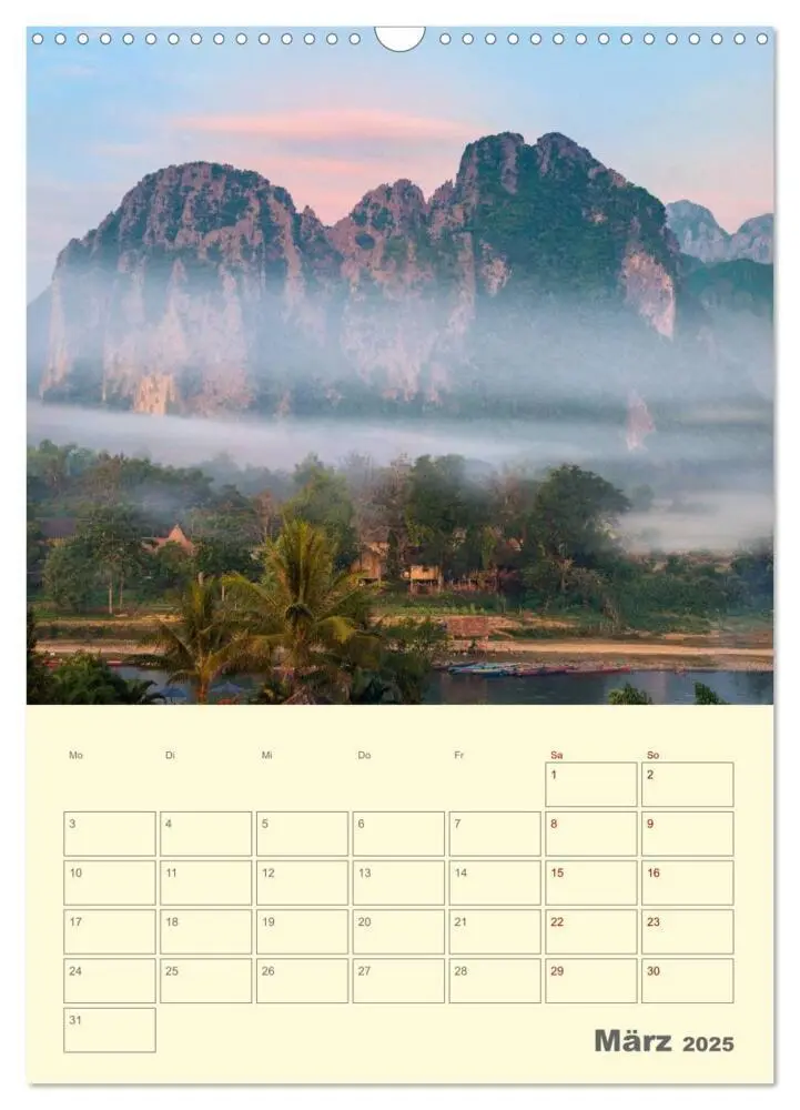Bild: 9783435946945 | SÜDOSTASIEN - Mein URLAUBSPLANER (Wandkalender 2025 DIN A3 hoch),...