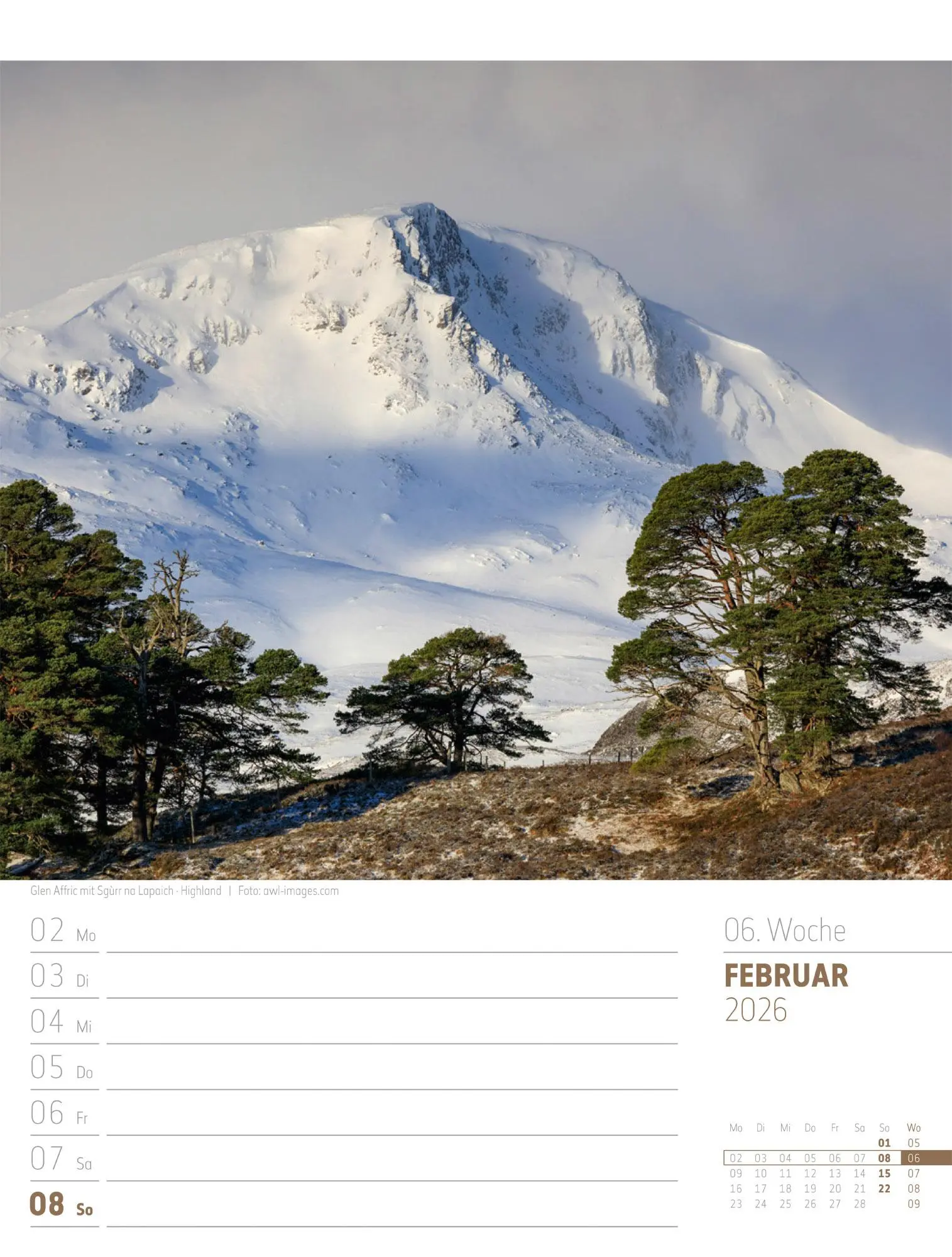 Bild: 9783838426945 | Schottland - Zwischen Highlands und Hebriden - Wochenplaner...