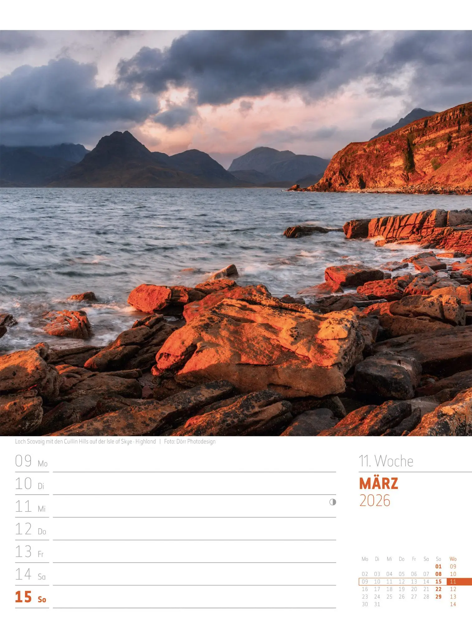 Bild: 9783838426945 | Schottland - Zwischen Highlands und Hebriden - Wochenplaner...