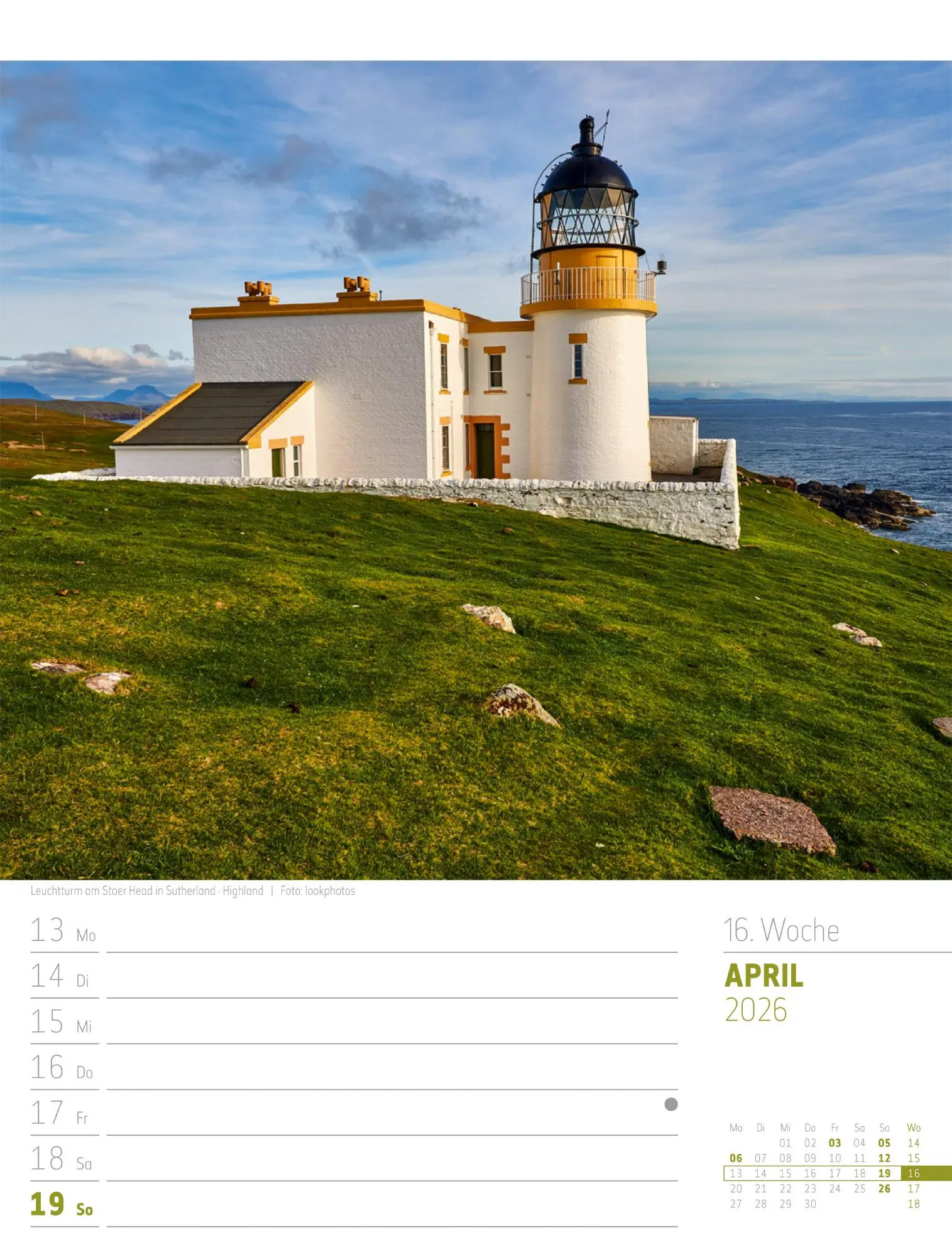 Bild: 9783838426945 | Schottland - Zwischen Highlands und Hebriden - Wochenplaner...