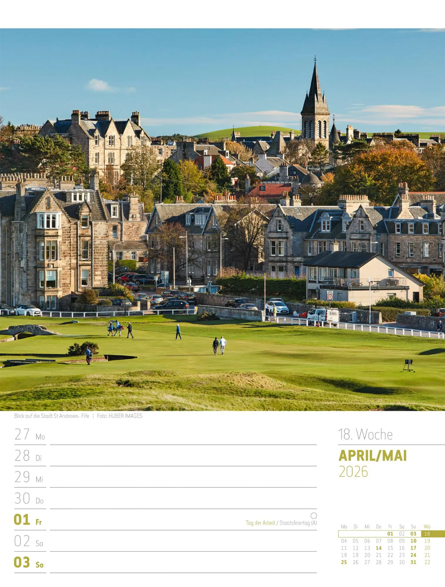 Bild: 9783838426945 | Schottland - Zwischen Highlands und Hebriden - Wochenplaner...