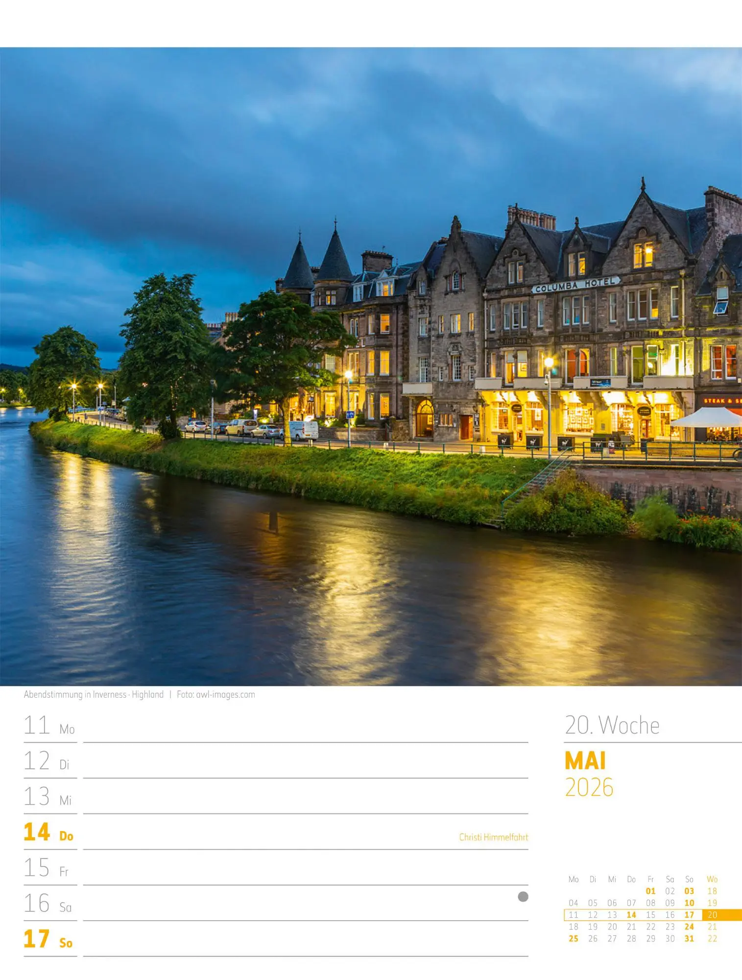 Bild: 9783838426945 | Schottland - Zwischen Highlands und Hebriden - Wochenplaner...