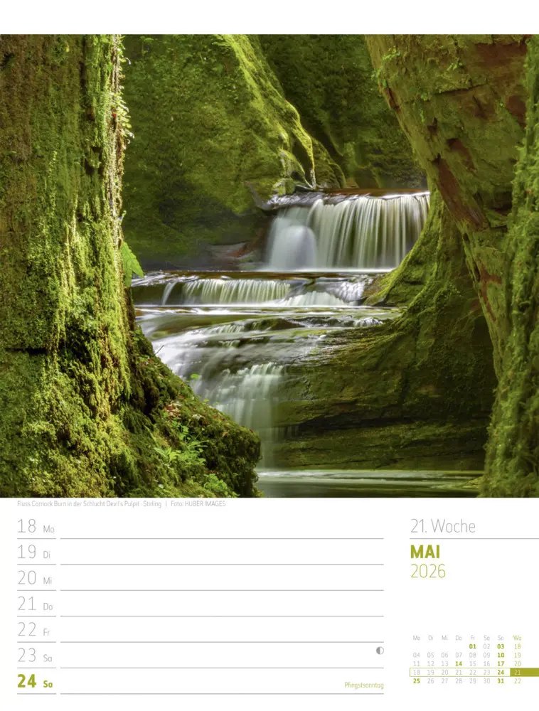 Bild: 9783838426945 | Schottland Wochenplaner Kalender 2026 Zwischen Highlands und Hebriden