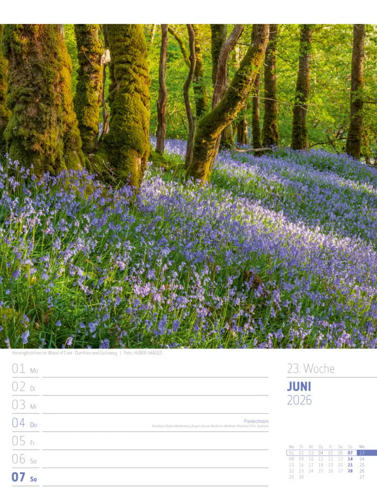 Bild: 9783838426945 | Schottland Wochenplaner Kalender 2026 Zwischen Highlands und Hebriden