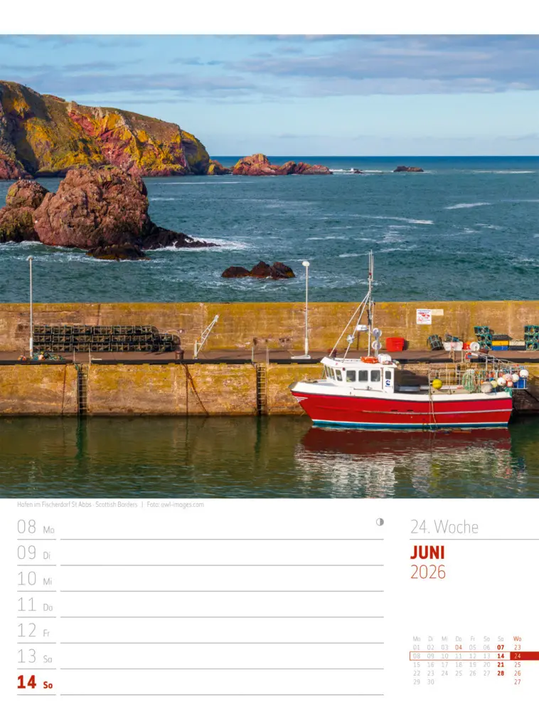 Bild: 9783838426945 | Schottland Wochenplaner Kalender 2026 Zwischen Highlands und Hebriden