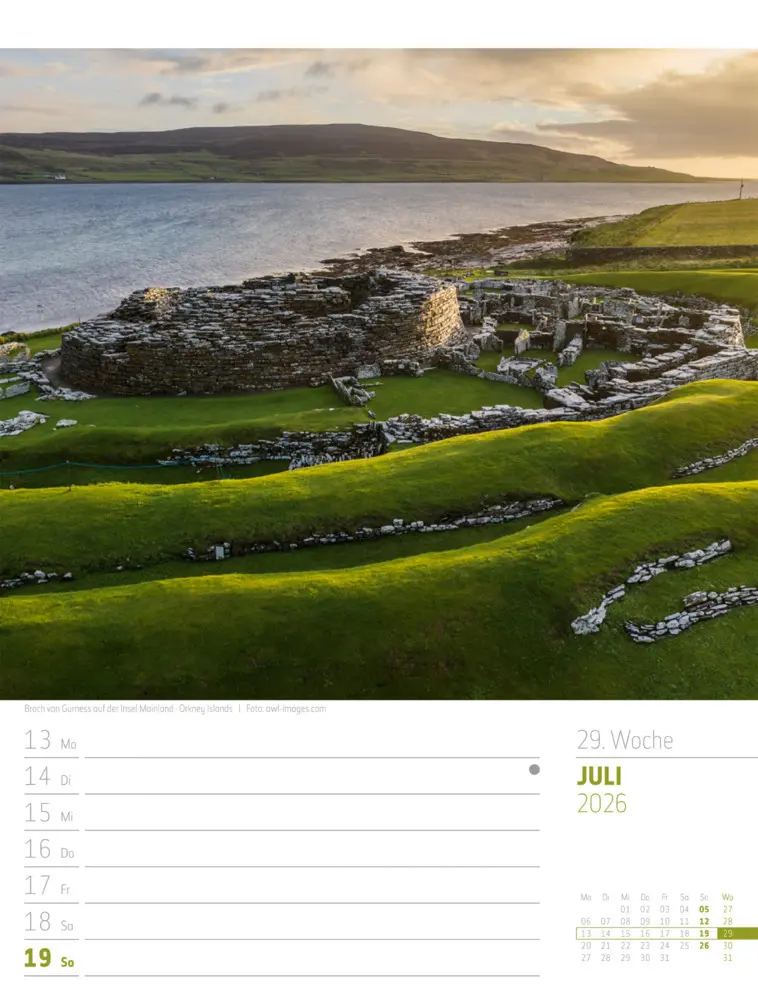 Bild: 9783838426945 | Schottland Wochenplaner Kalender 2026 Zwischen Highlands und Hebriden