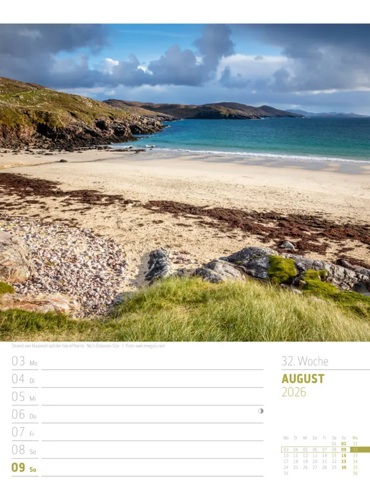 Bild: 9783838426945 | Schottland Wochenplaner Kalender 2026 Zwischen Highlands und Hebriden
