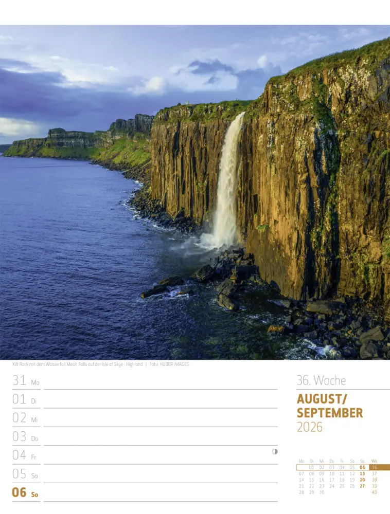 Bild: 9783838426945 | Schottland Wochenplaner Kalender 2026 Zwischen Highlands und Hebriden