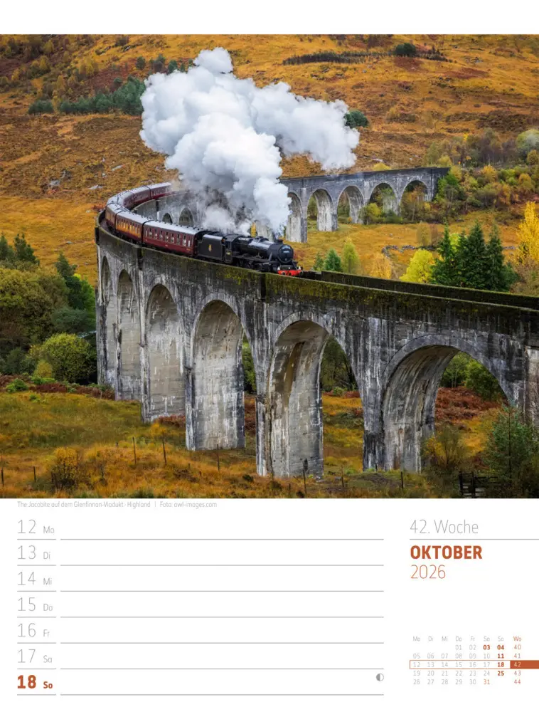 Bild: 9783838426945 | Schottland Wochenplaner Kalender 2026 Zwischen Highlands und Hebriden