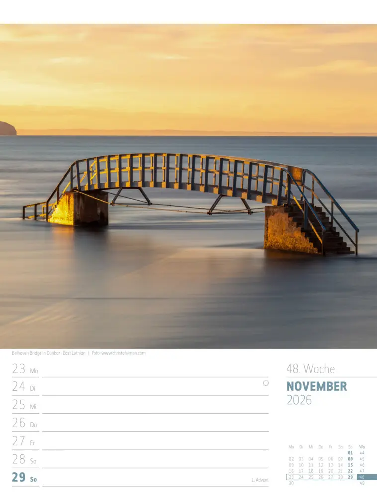 Bild: 9783838426945 | Schottland Wochenplaner Kalender 2026 Zwischen Highlands und Hebriden