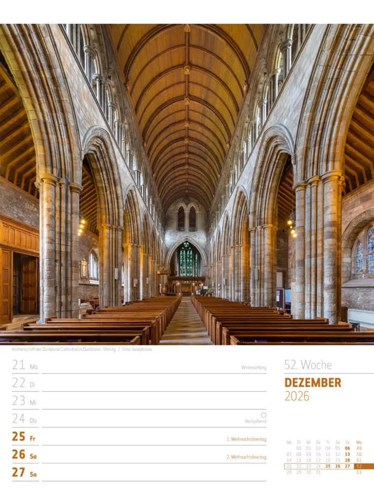 Bild: 9783838426945 | Schottland Wochenplaner Kalender 2026 Zwischen Highlands und Hebriden