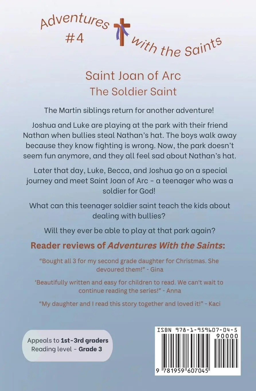 Rückseite: 9781959607045 | Saint Joan of Arc | The Soldier Saint | Maria Riley | Taschenbuch