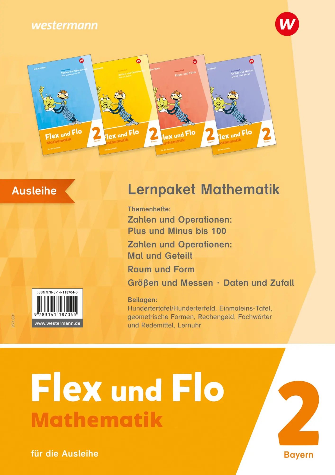 Cover: 9783141187045 | Flex und Flo 2. Lernpaket Mathematik: Für die Ausleihe. Für Bayern