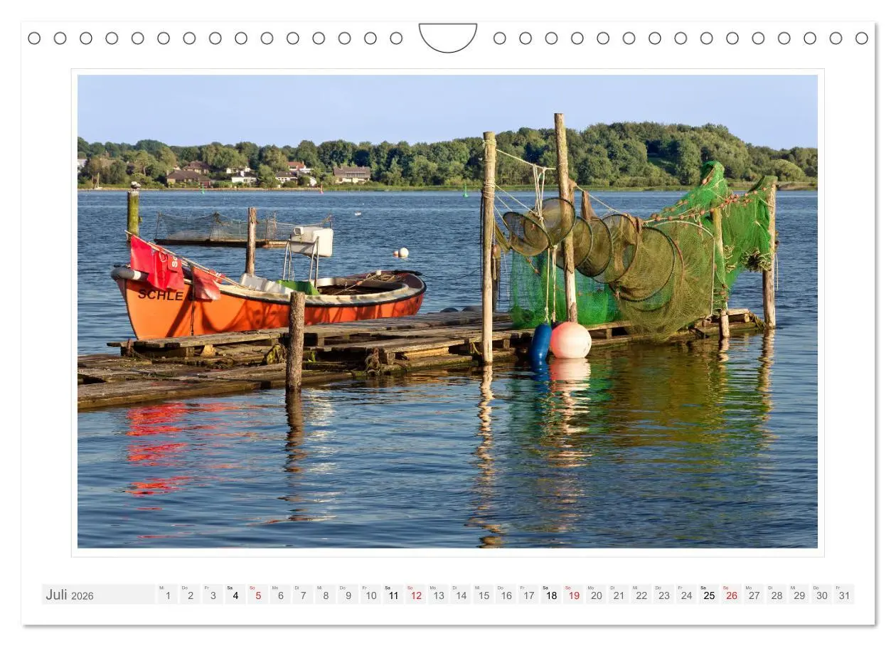 Bild: 9783457307045 | Rund um die Schlei (Wandkalender 2026 DIN A4 quer), CALVENDO...