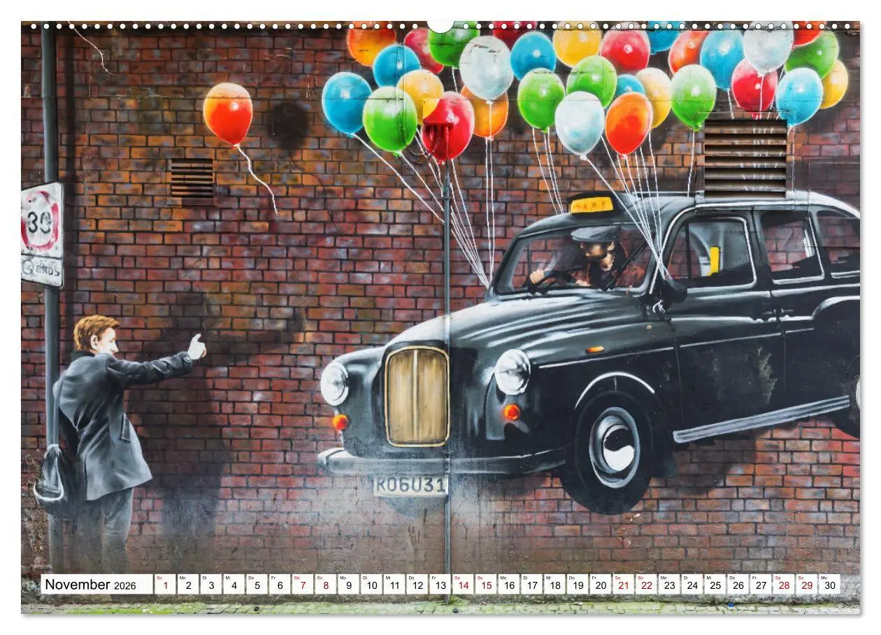 Bild: 9783457857045 | Kunst der Strasse (Wandkalender 2026 DIN A2 quer), CALVENDO...