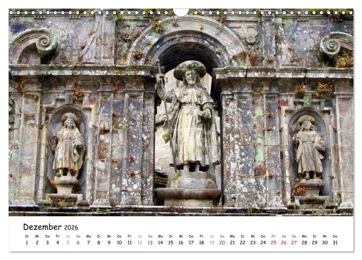 Bild: 9783516017045 | Jakobsweg - Camino Portugues (Wandkalender 2026 DIN A3 quer),...