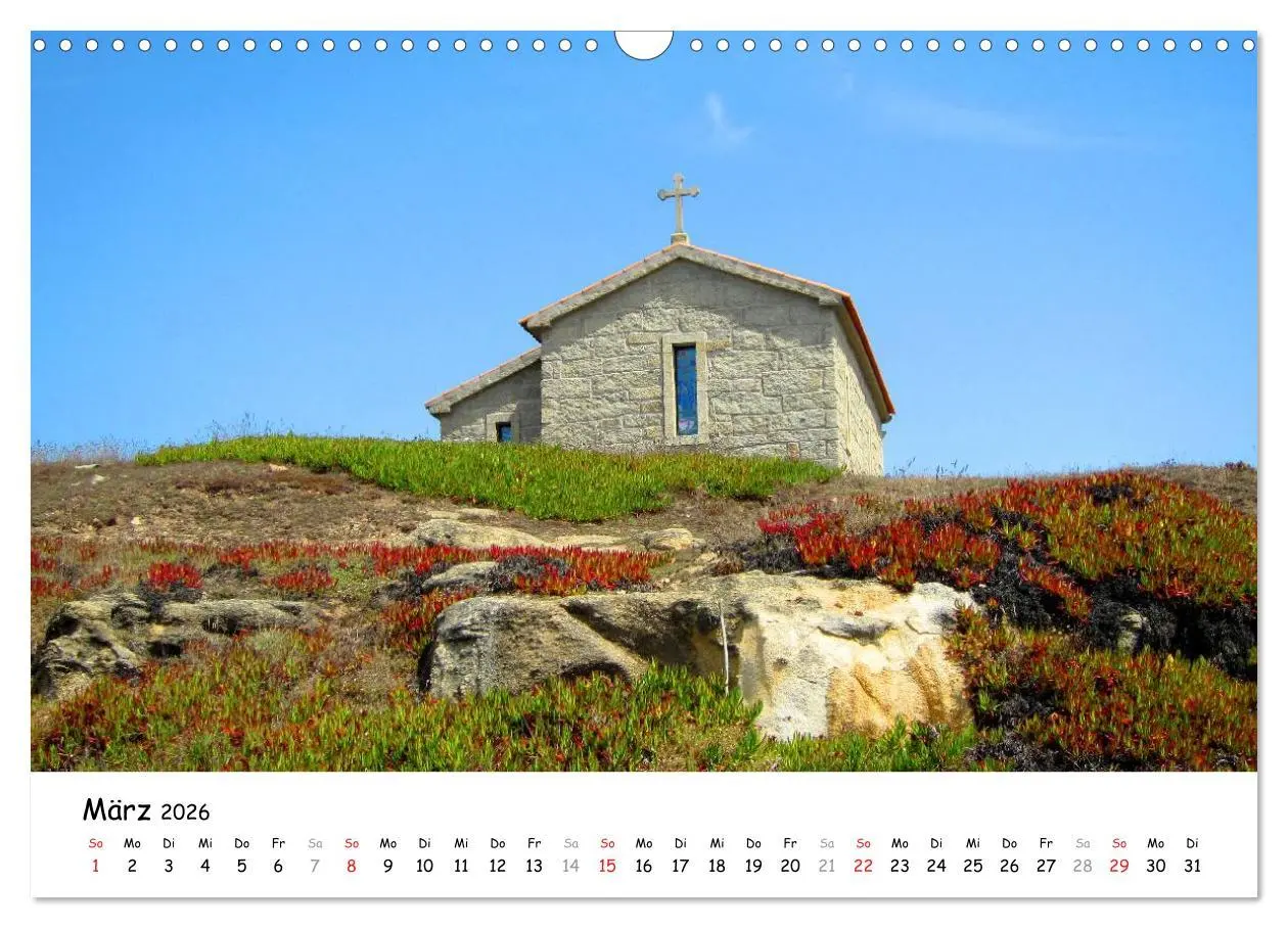 Bild: 9783516017045 | Jakobsweg - Camino Portugues (Wandkalender 2026 DIN A3 quer),...