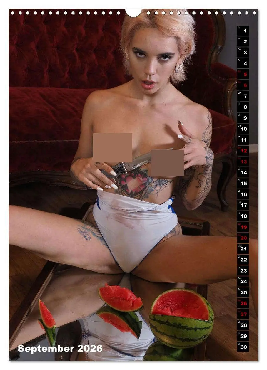 Bild: 9783516257045 | TATTOO TARTS - Inked Killer Babes (Wandkalender 2026 DIN A3 hoch),...
