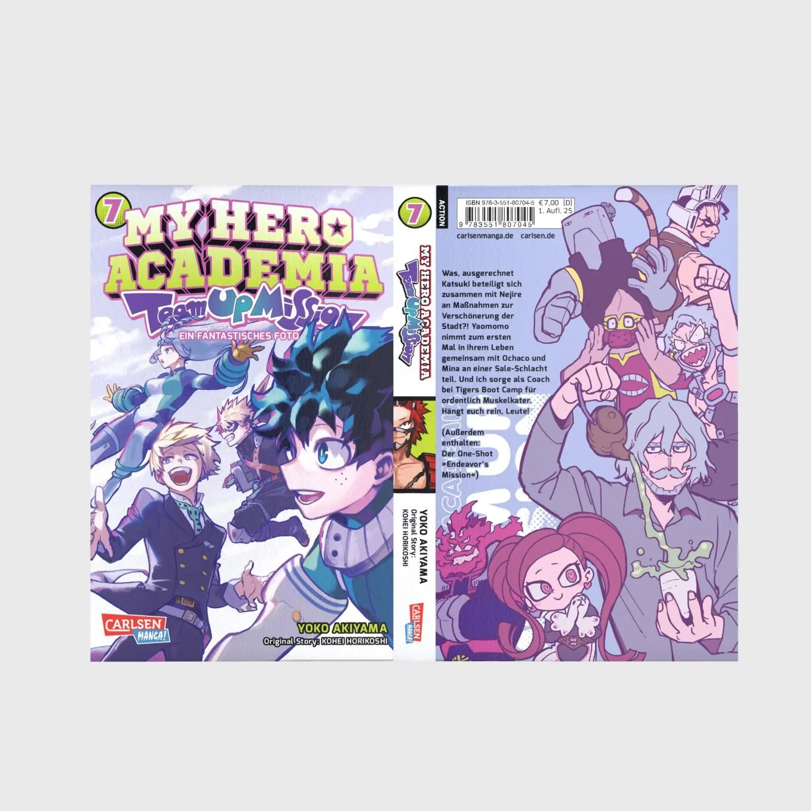Bild: 9783551807045 | My Hero Academia - Team Up Mission 7 | Kohei Horikoshi (u. a.) | Buch