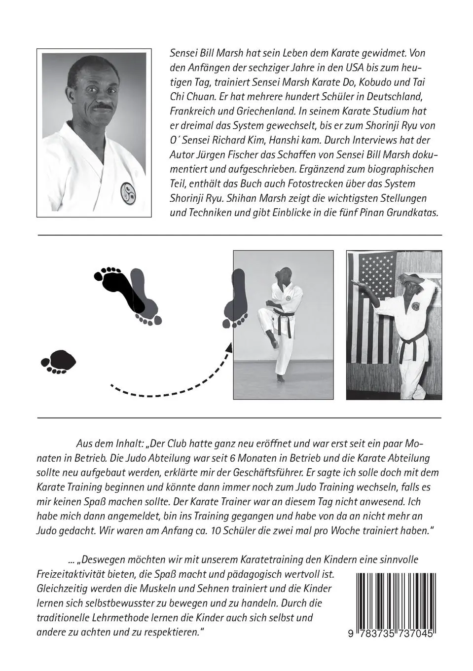 Rückseite: 9783735737045 | Shihan Bill Marsh | My Way, ein Leben für Karate Do | Jürgen Fischer