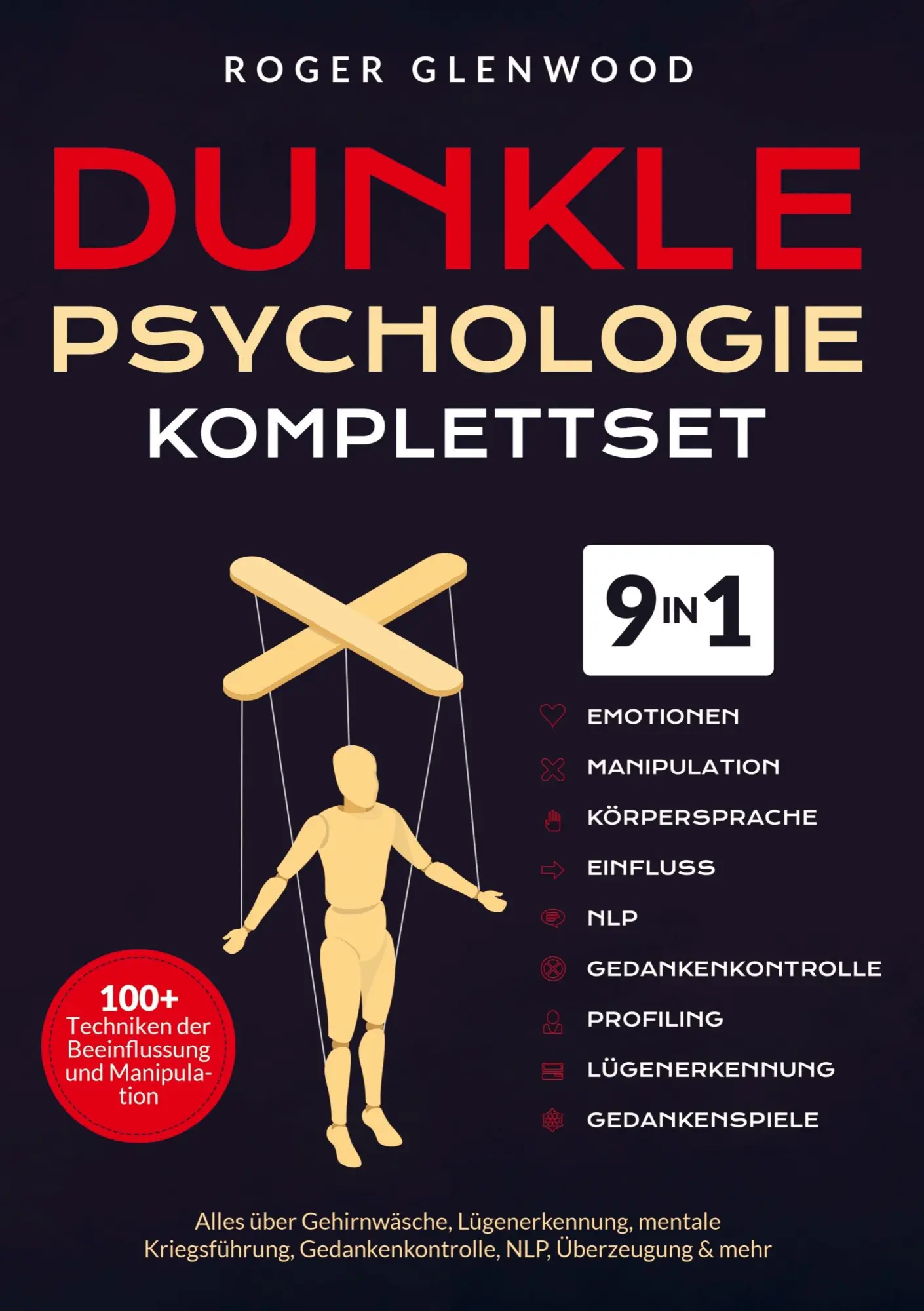 Cover: 9789403797045 | Dunkle Psychologie Komplettset [9-in-1] | Roger Glenwood | Taschenbuch