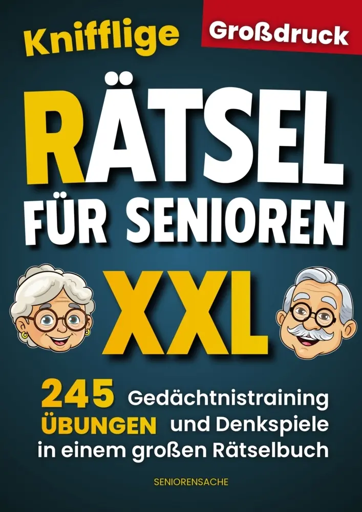 Cover: 9789403867045 | Knifflige Rätsel für Senioren: Gedächtnistraining und Denkspiele in...