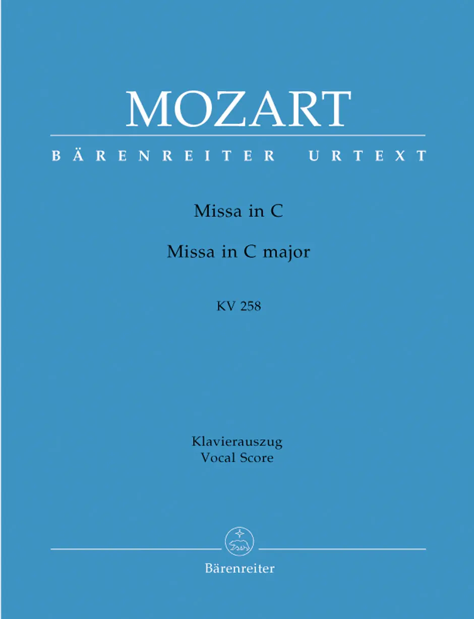 Cover: 9790006457045 | Missa In C Major K.258 | Wolfgang Amadeus Mozart | Buch