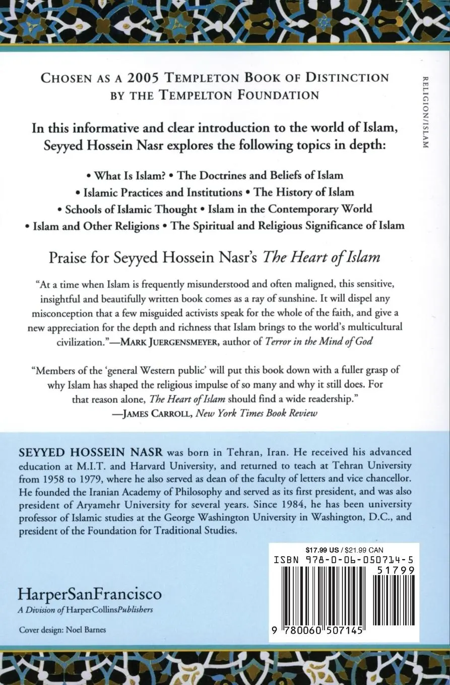 Rückseite: 9780060507145 | Islam | Religion, History, and Civilization | Seyyed Hossein Nasr