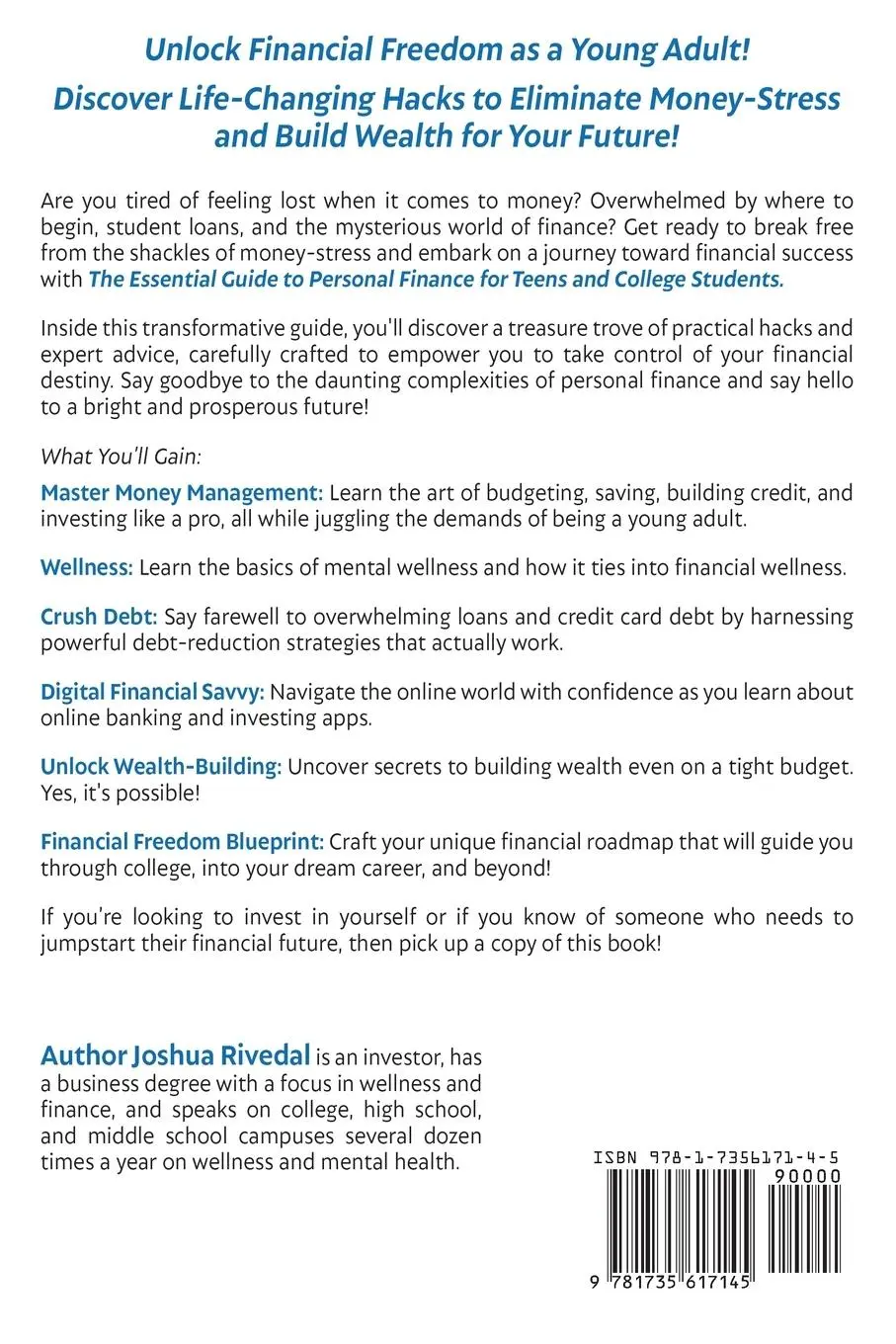 Rückseite: 9781735617145 | The Essential Guide to Personal Finance for Teens and College...