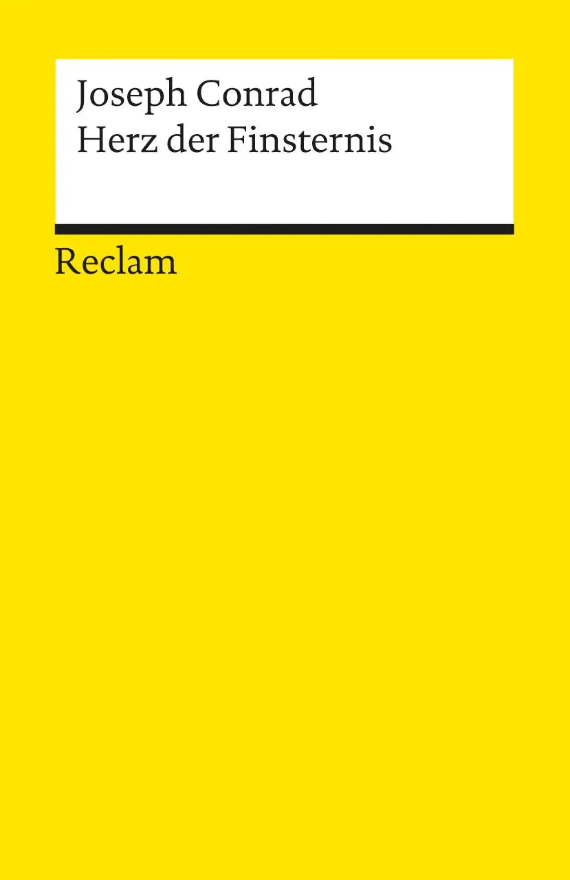 Cover: 9783150087145 | Herz der Finsternis | Joseph Conrad | Taschenbuch | 167 S. | Deutsch
