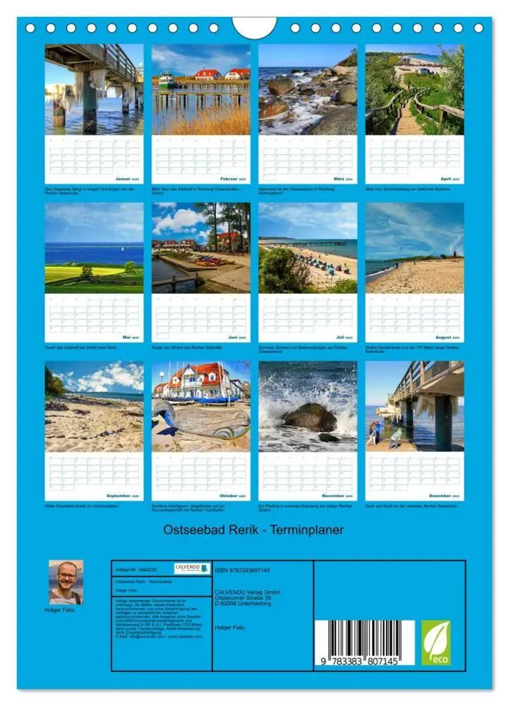 Bild: 9783383807145 | Ostseebad Rerik - Terminplaner (Wandkalender 2025 DIN A4 hoch),...