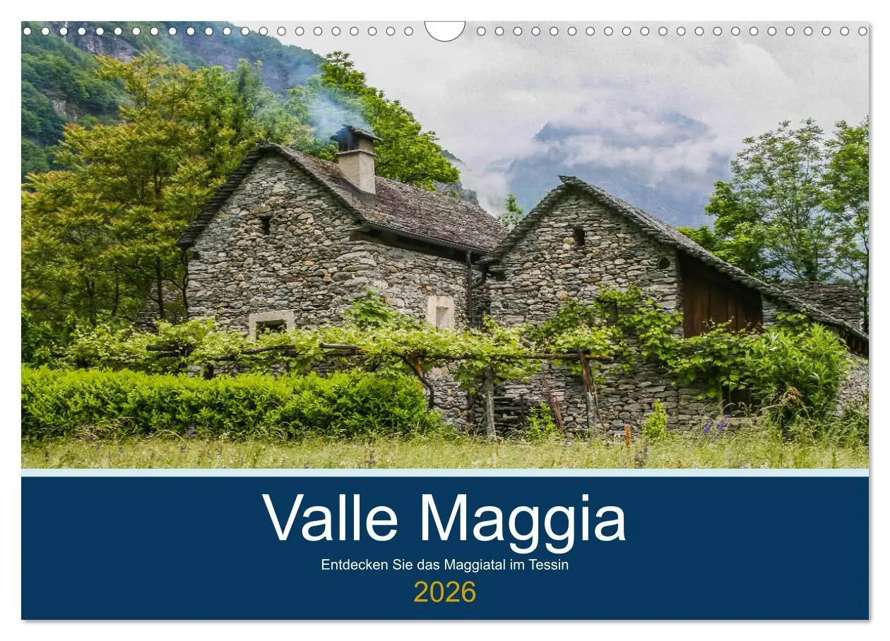 Cover: 9783457917145 | Valle Maggia - Entdecken Sie das Maggiatal im Tessin (Wandkalender...