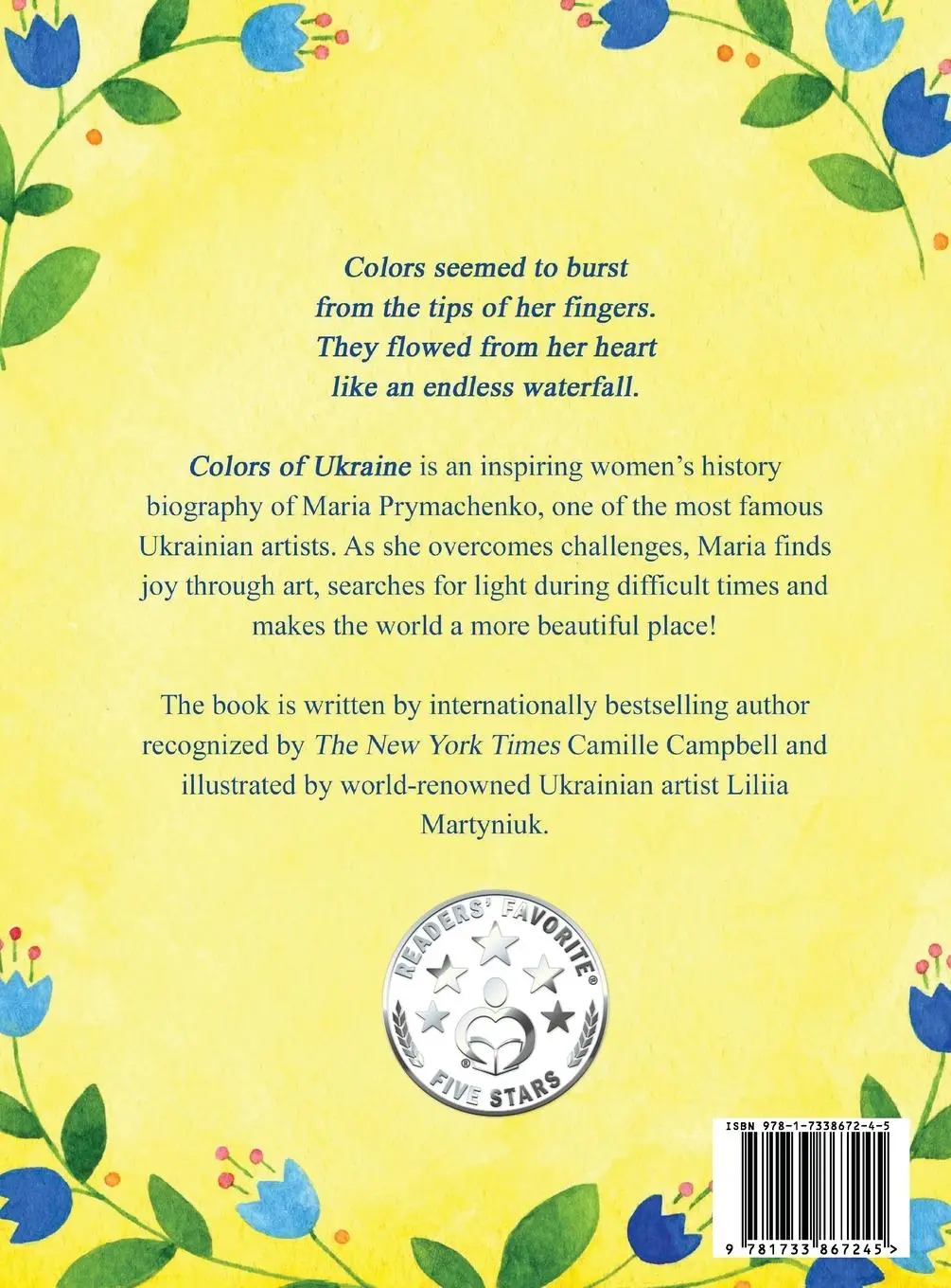 Rückseite: 9781733867245 | Colors of Ukraine | Camille S. Campbell | Buch | Englisch | 2024