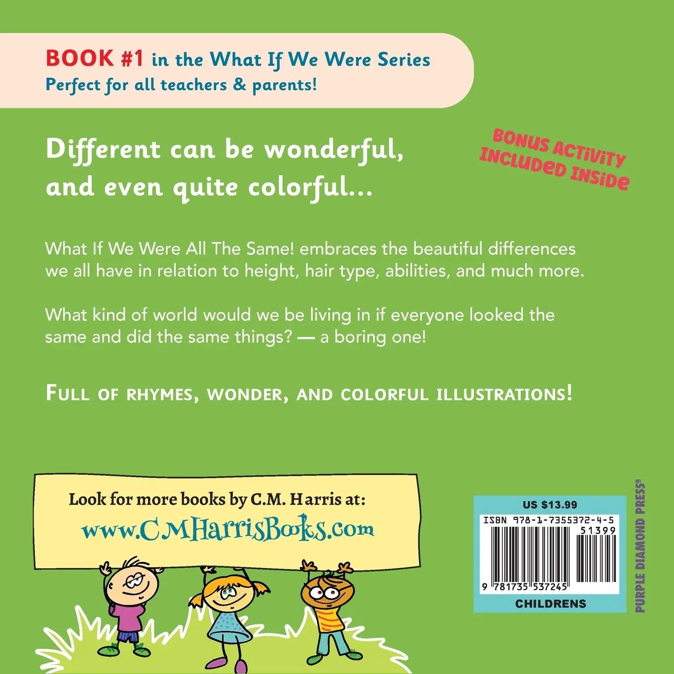 Rückseite: 9781735537245 | What If We Were All The Same! | C. M. Harris | Taschenbuch | Englisch