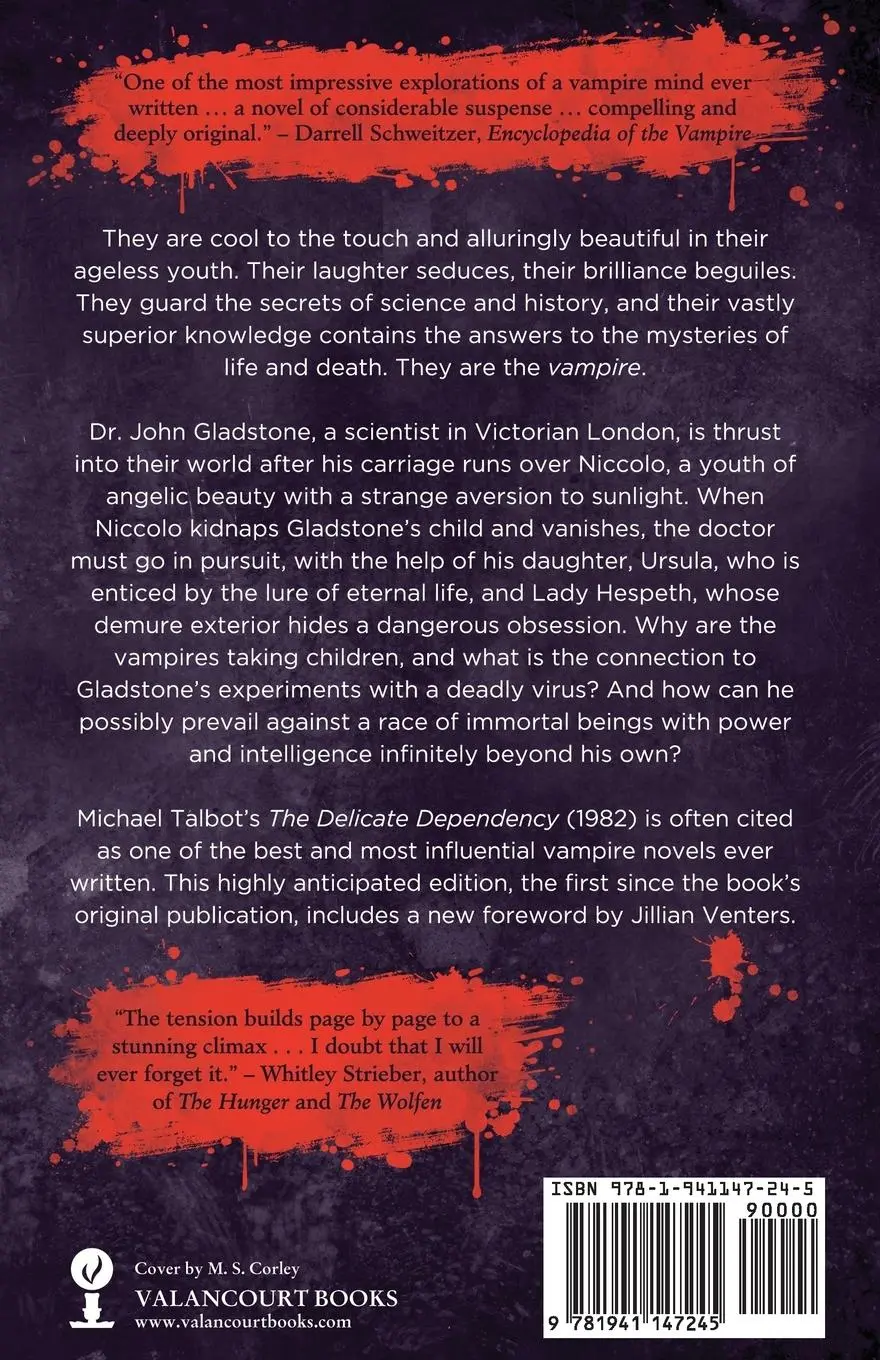 Rückseite: 9781941147245 | The Delicate Dependency | Michael Talbot | Taschenbuch | Englisch