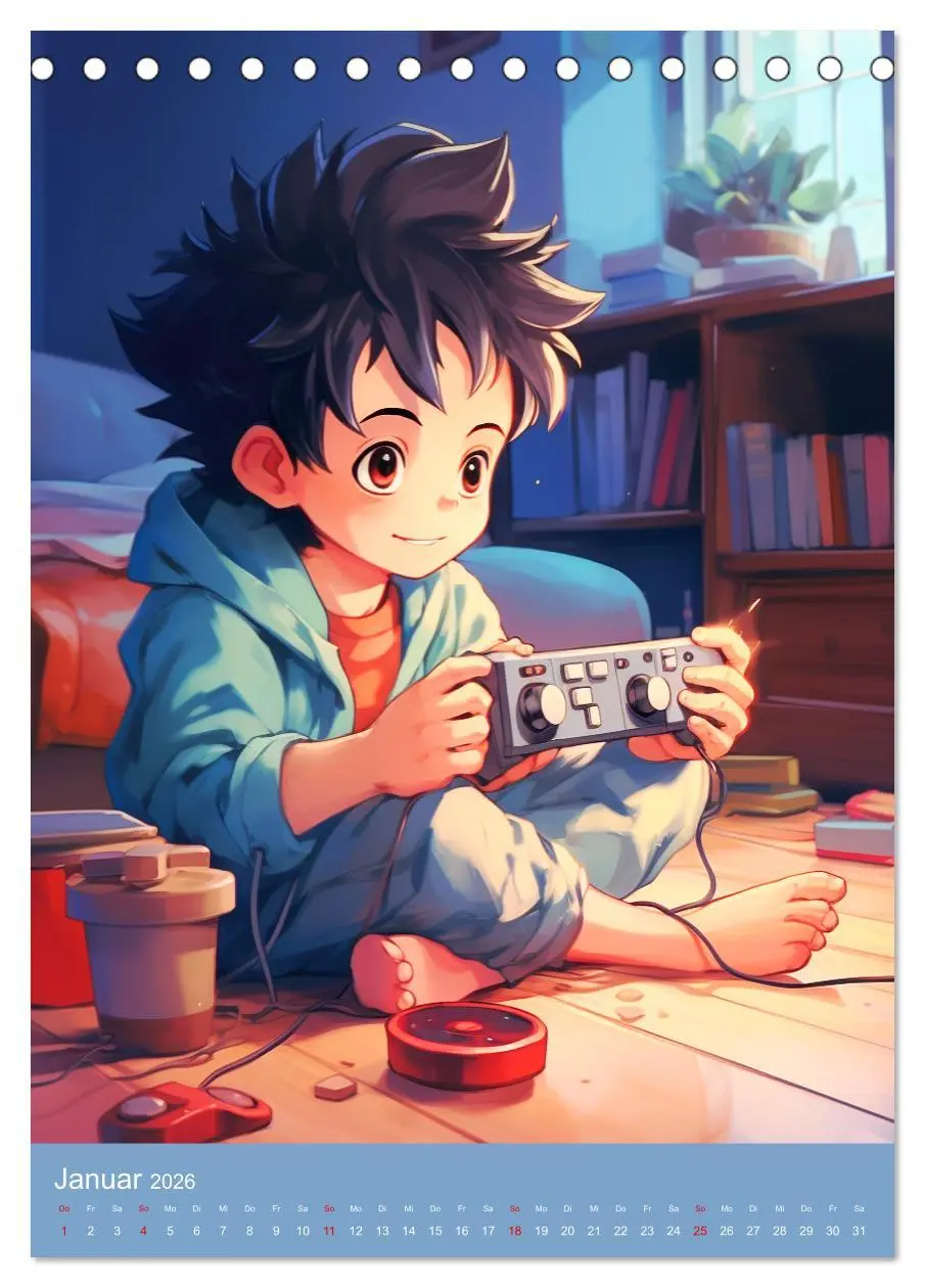 Bild: 9783516307245 | Manga-Boys. Die Abenteuer liebenswerter Jungs (Tischkalender 2026...