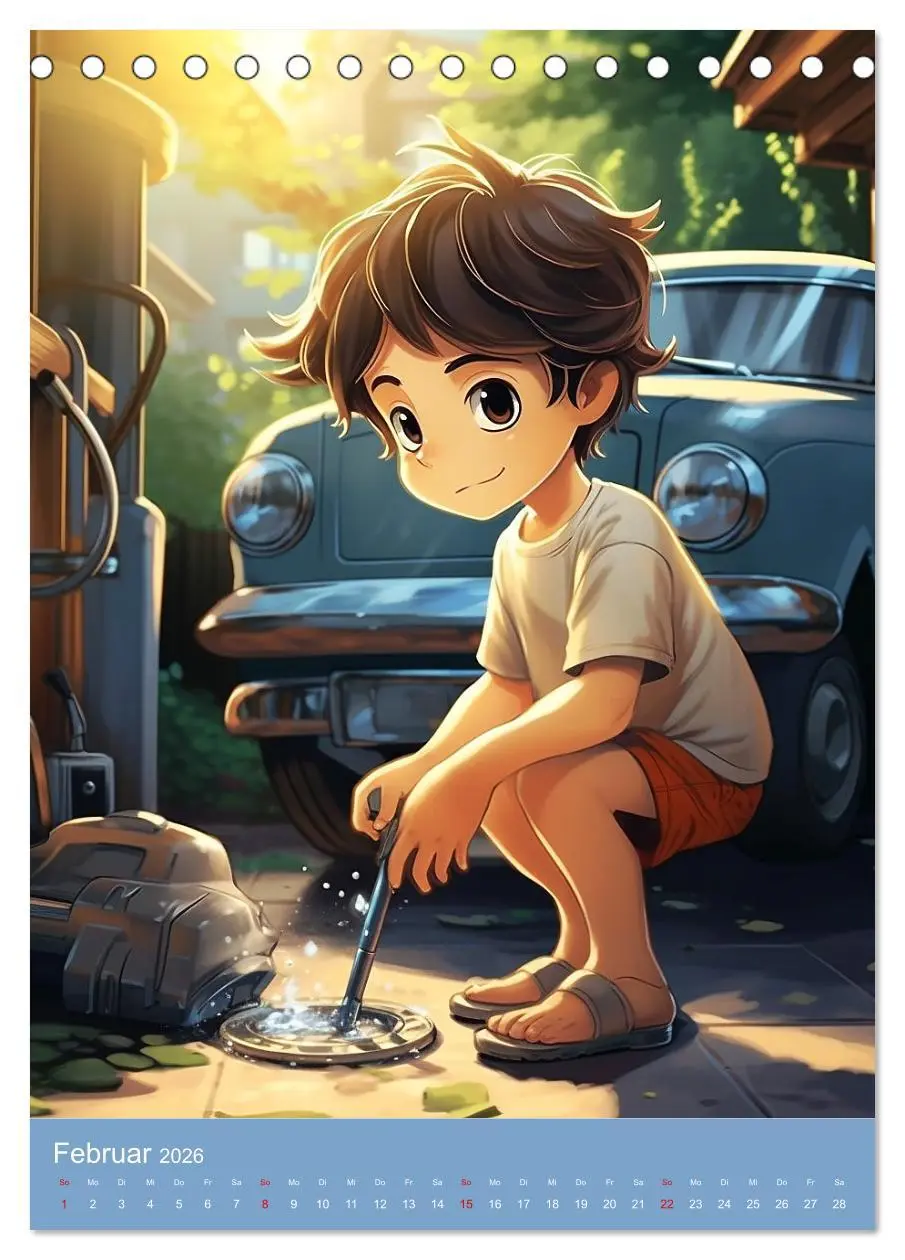 Bild: 9783516307245 | Manga-Boys. Die Abenteuer liebenswerter Jungs (Tischkalender 2026...