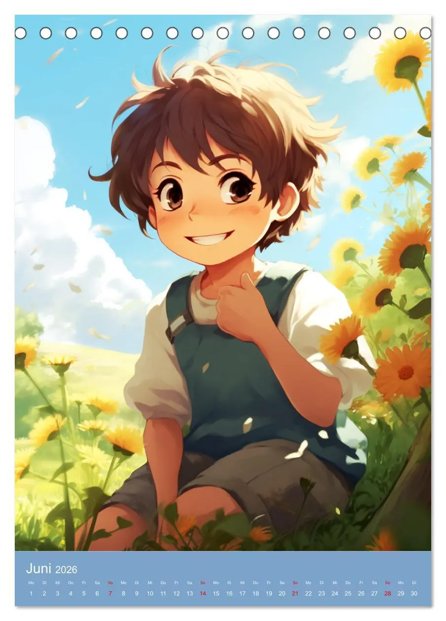 Bild: 9783516307245 | Manga-Boys. Die Abenteuer liebenswerter Jungs (Tischkalender 2026...