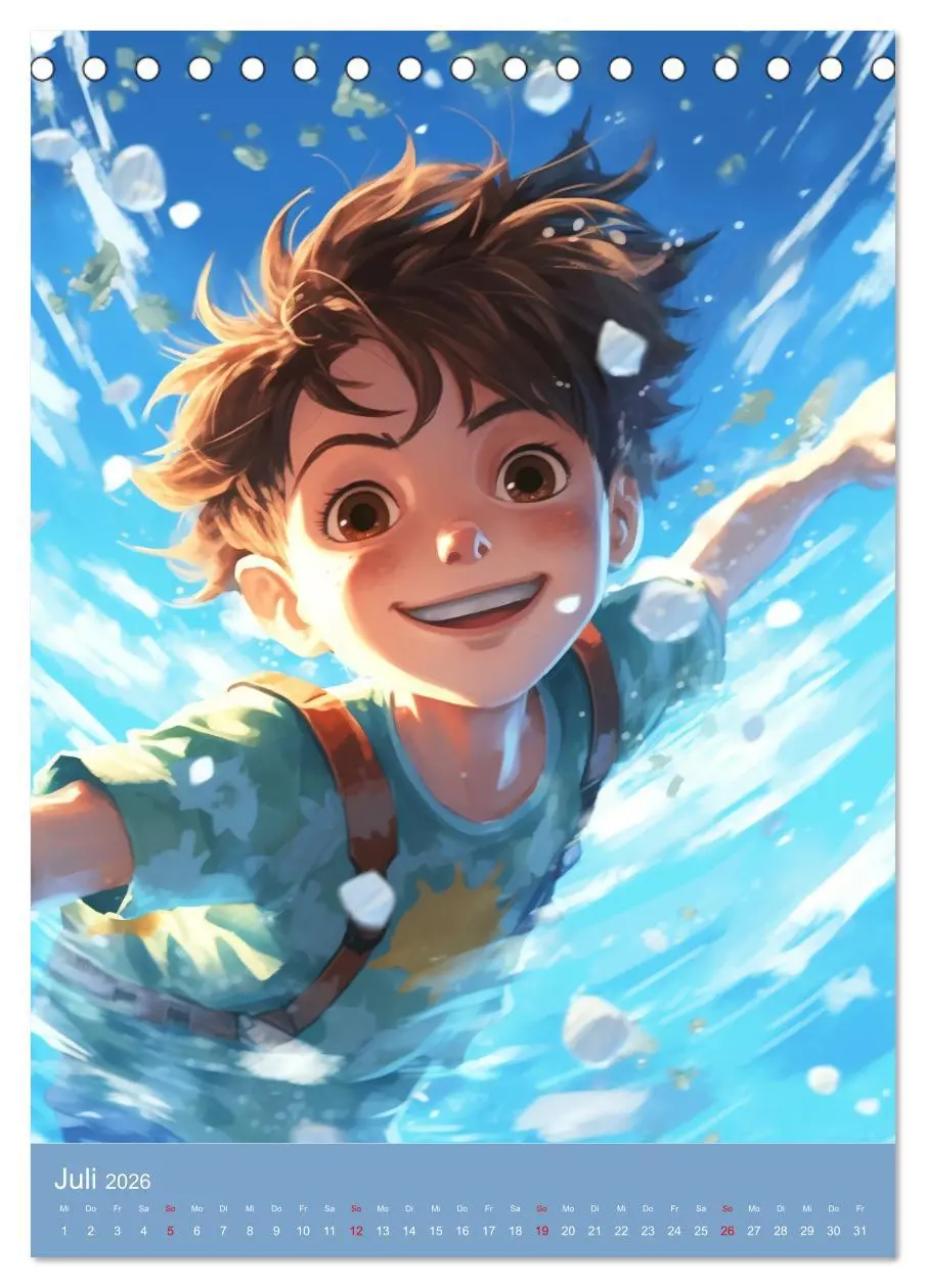 Bild: 9783516307245 | Manga-Boys. Die Abenteuer liebenswerter Jungs (Tischkalender 2026...