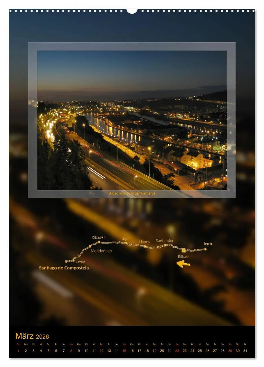 Bild: 9783516477245 | Camino del Norte (Wandkalender 2026 DIN A2 hoch), CALVENDO...