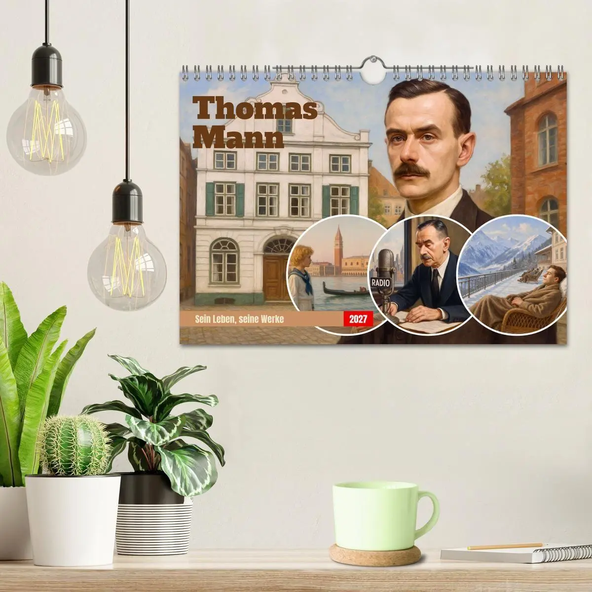Bild: 9783516927245 | Thomas Mann. Sein Leben, seine Werke (Wandkalender 2027 DIN A4...