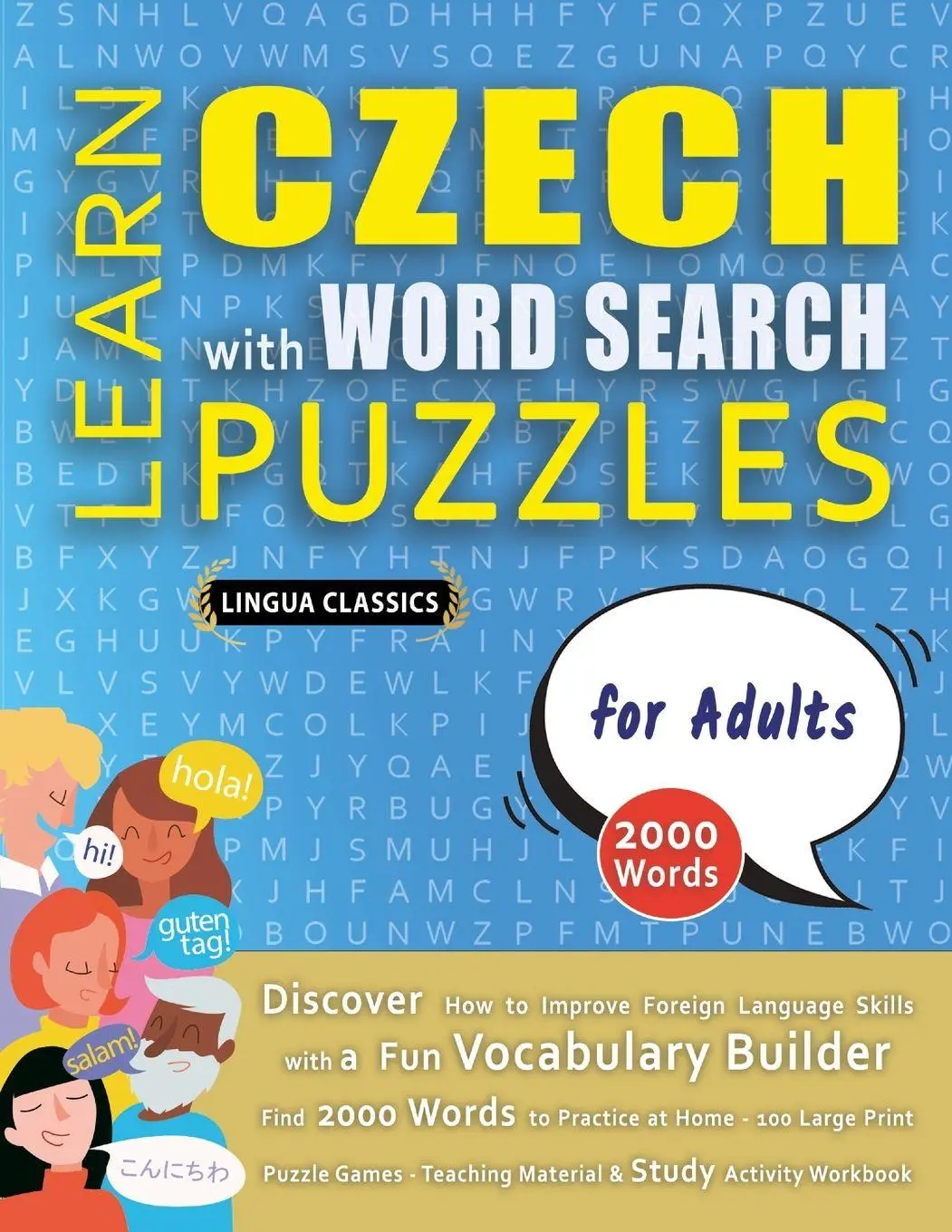 Cover: 9798349037245 | LEARN CZECH WITH WORD SEARCH PUZZLES FOR ADULTS - Discover How to...