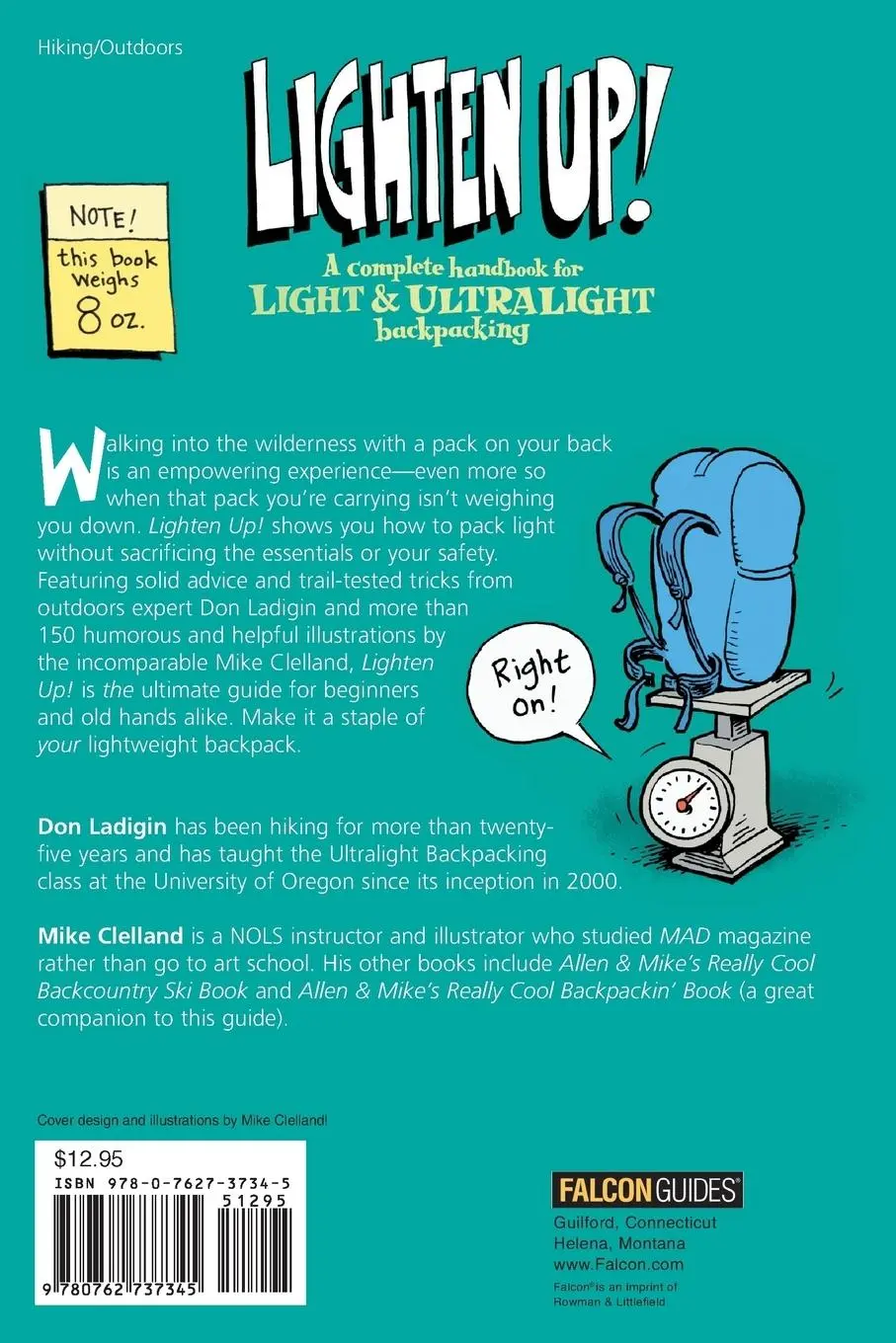 Rückseite: 9780762737345 | Lighten Up! | A Complete Handbook For Light And Ultralight Backpacking