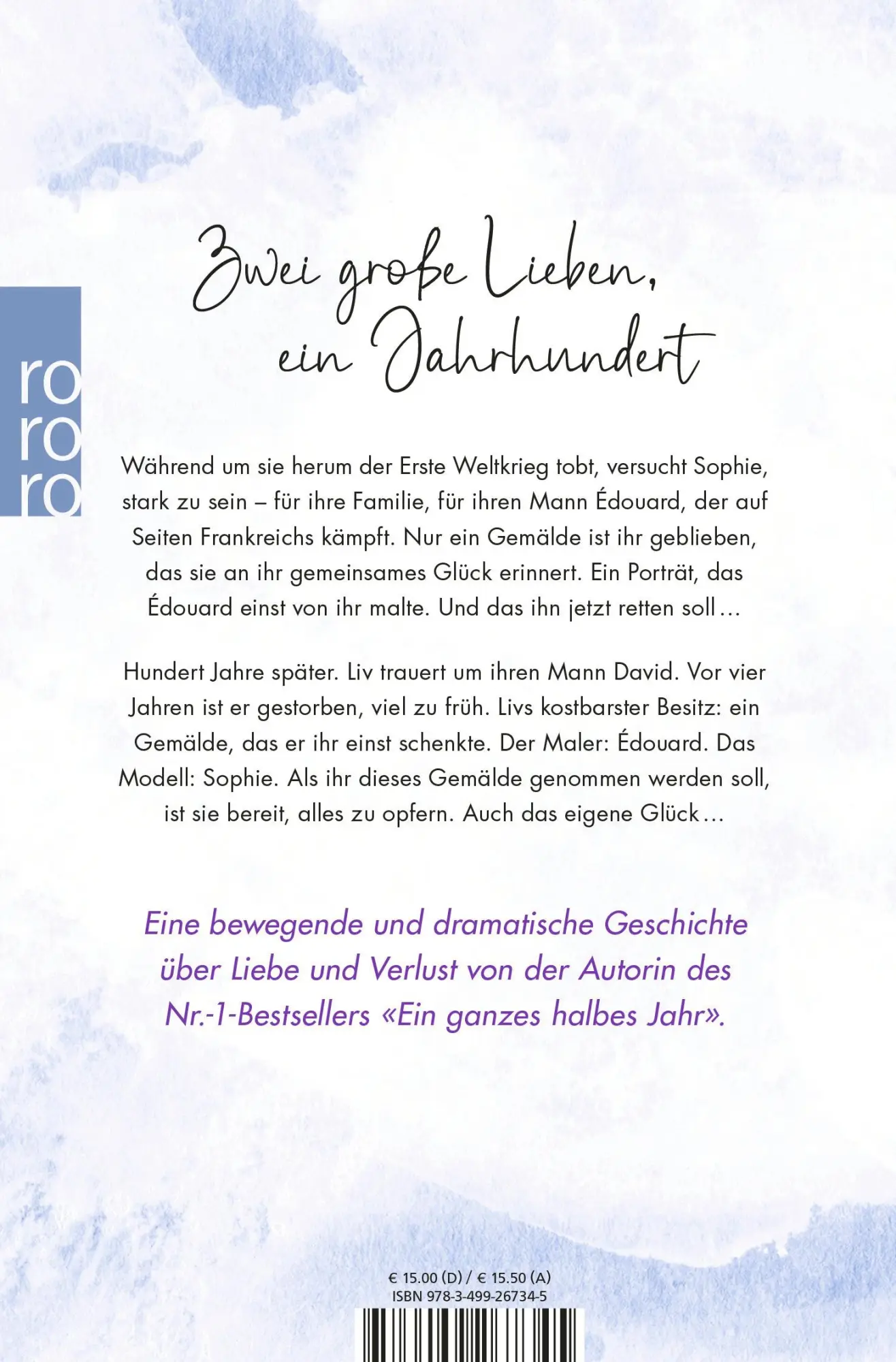 Rückseite: 9783499267345 | Ein Bild von dir | Jojo Moyes | Taschenbuch | 544 S. | Deutsch | 2024