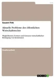 Cover: 9783640287345 | Aktuelle Probleme des öffentlichen Wirtschaftsrechts | Susann Fink