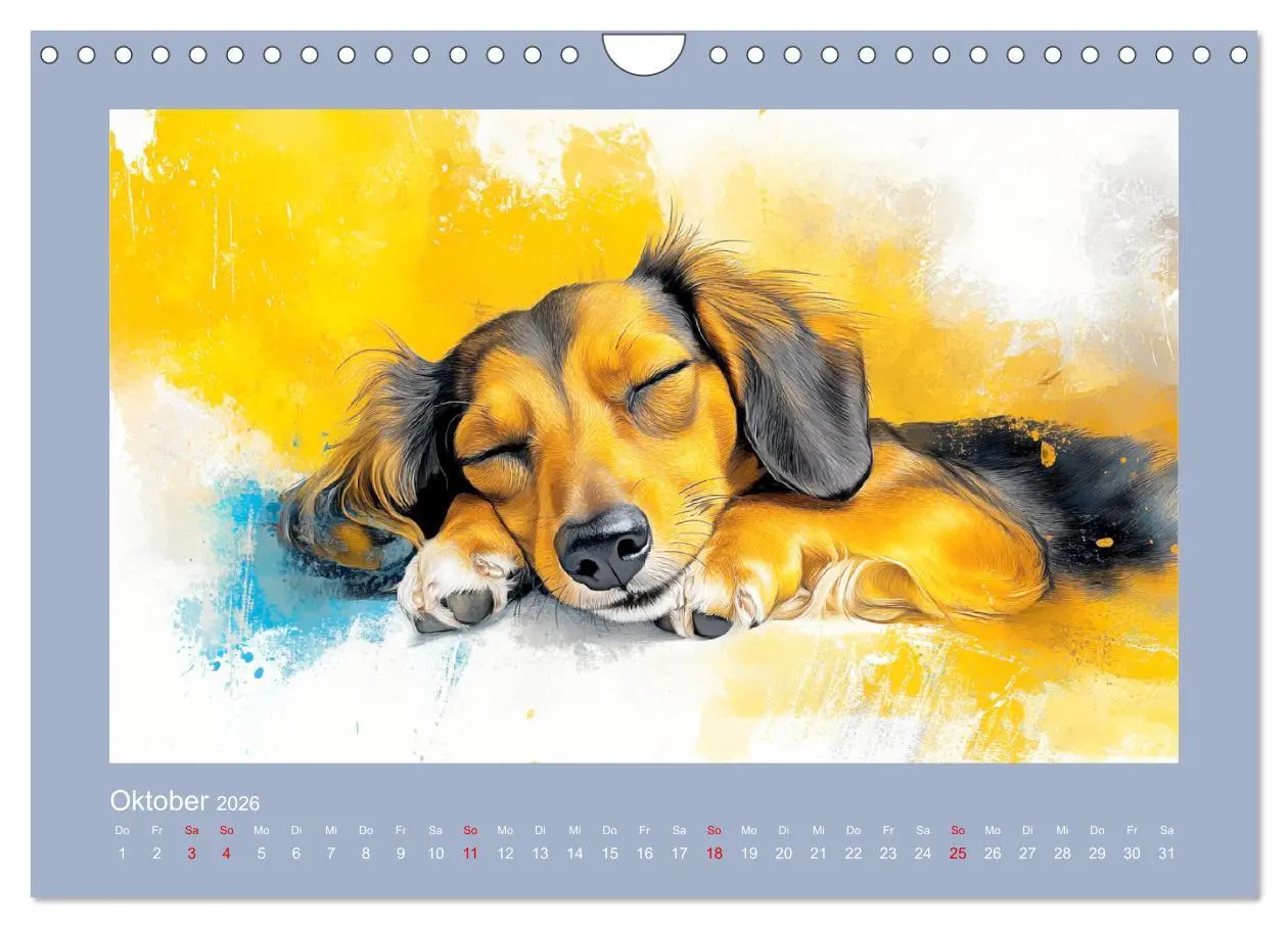 Bild: 9783457297445 | Dackelzauber. Charmante Begleiter im lieblichen Aquarell-Stil...